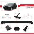 BMW X6 (E71) 2008-2014 Arası ile Uyumlu FLY Model Ara Atkı Tavan Barı Siyah 3 Adet