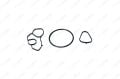 Peugeot 207 208 308 508 Yağ Filtre Contası Takımı (3 Parça)