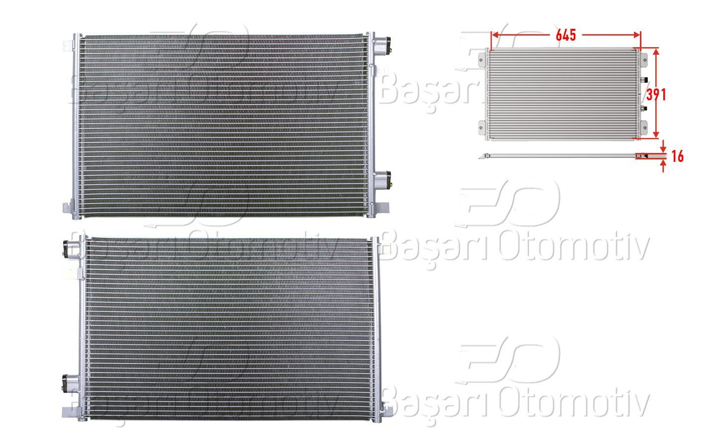 Renault Megane 2 2002 ve Sonrası Klima Radyatörü