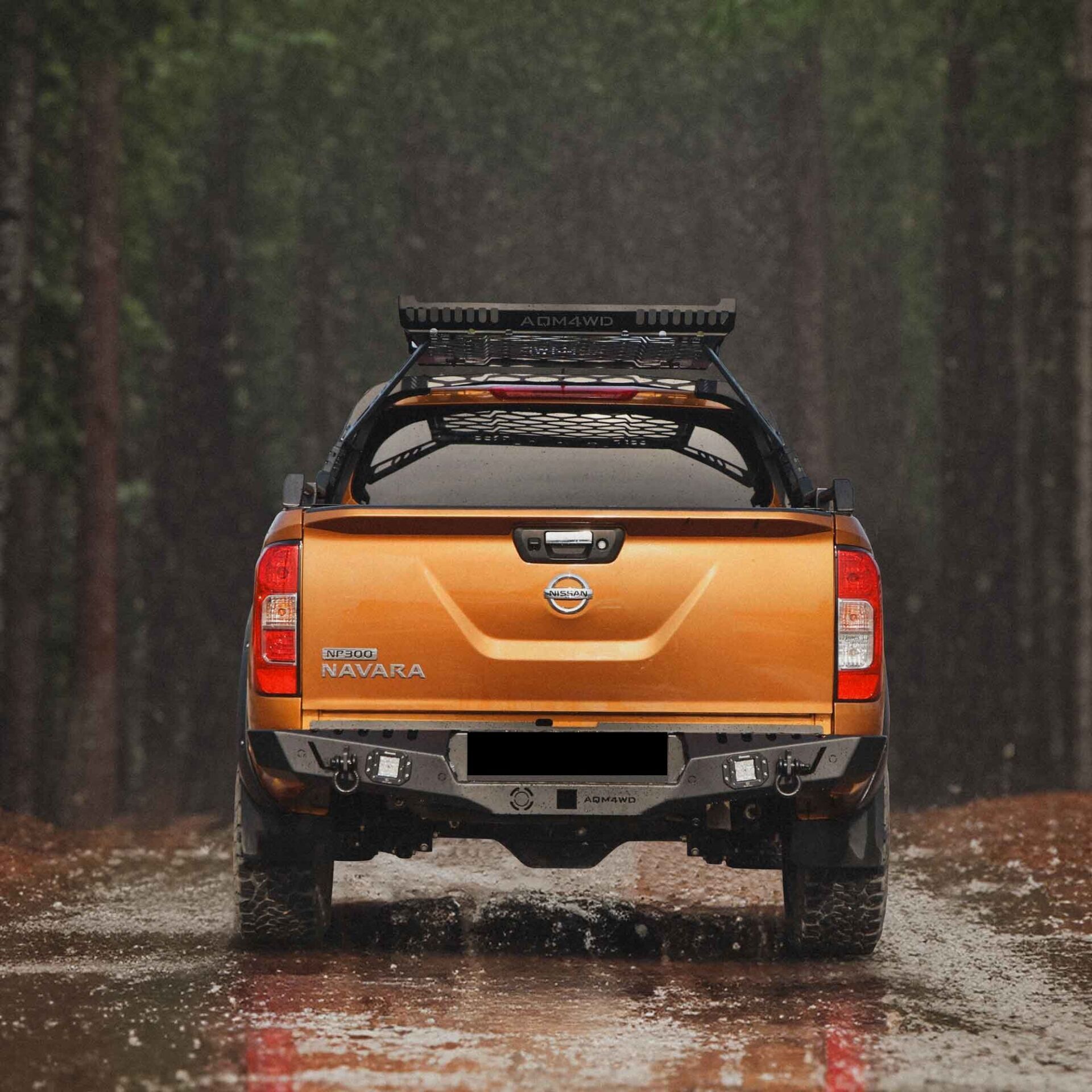 Mitsubishi L200 2015 Sonrası Arka Demir Koruma - Rear Bumper Black S20