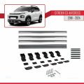 Citroen C3 Aircross (A88) 2018-2024 Arası ile Uyumlu BASIC Model Ara Atkı Tavan Barı Gri 3 Adet