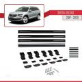 Skoda Kodiaq 2017-2023 Arası ile Uyumlu BASIC Model Ara Atkı Tavan Barı Siyah 3 Adet