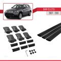 BMW X5 (E70) 2007-2013 Arası ile Uyumlu FLY Model Ara Atkı Tavan Barı Siyah 3 Adet