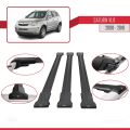 Saturn Vue 2 2008-2010 Arası ile Uyumlu FLY Model Ara Atkı Tavan Barı Siyah 3 Adet