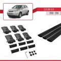 Saturn Vue 2 2008-2010 Arası ile Uyumlu FLY Model Ara Atkı Tavan Barı Siyah 3 Adet