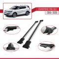 Ssangyong Tivoli XLV 2015-2023 Arası ile Uyumlu FLY Model Ara Atkı Tavan Barı Gri 2 Adet