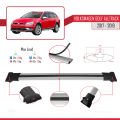 VW Golf Alltrack Mk7 2017-2019 Arası ile Uyumlu FLY Model Ara Atkı Tavan Barı Gri 2 Adet
