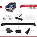 Daihatsu Terios (J100) 1997-2005 Arası ile Uyumlu FLY Model Ara Atkı Tavan Barı Siyah 2 Adet