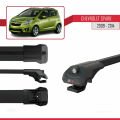 Chevrolet Spark (M300) 2009-2014 Arası ile Uyumlu ACE-1 Ara Atkı Tavan Barı Siyah 2 Adet