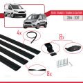 Ford Transit/Tourneo Courier Pre-Facelift 2014-2017 Arası ile Uyumlu BASIC Model Ara Atkı Tavan Barı Siyah 4 Adet