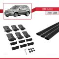 BMW X5 (E53) 2000-2006 Arası ile Uyumlu FLY Model Ara Atkı Tavan Barı Siyah 3 Adet