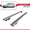 BMW 5 Serisi (E39) Touring 1997-2003 Arası ile Uyumlu HOOK Model Ara Atkı Tavan Barı Gri 2 Adet