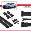 Ssangyong Korando 4 (C300) 2019 ve Sonrası ile Uyumlu FLY Model Ara Atkı Tavan Barı Siyah 2 Adet