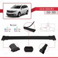Dacia Logan 2 MCV (K52) 2013-2020 Arası ile Uyumlu FLY Model Ara Atkı Tavan Barı Siyah 2 Adet