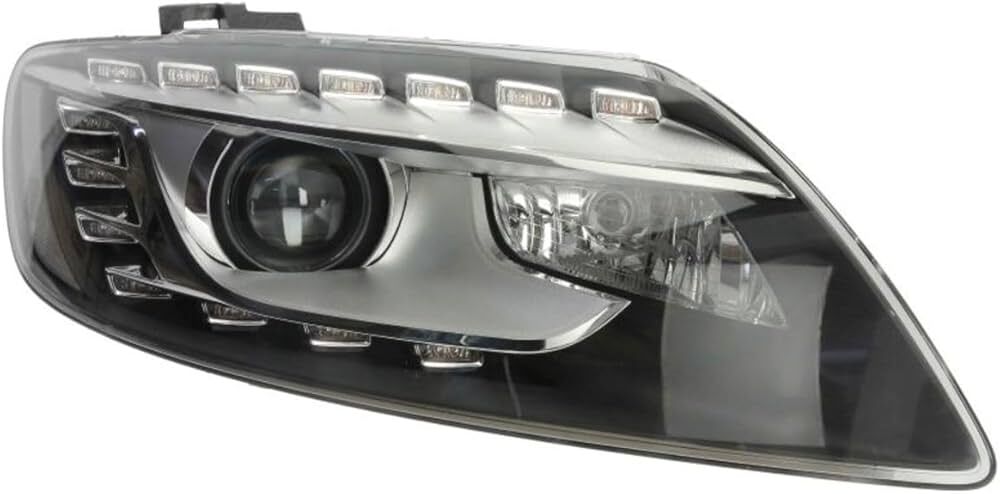 Audi Q7 2010-2015 Far Sol Bi-Xenon LED Viraj Aydınlatmalı Beyinli