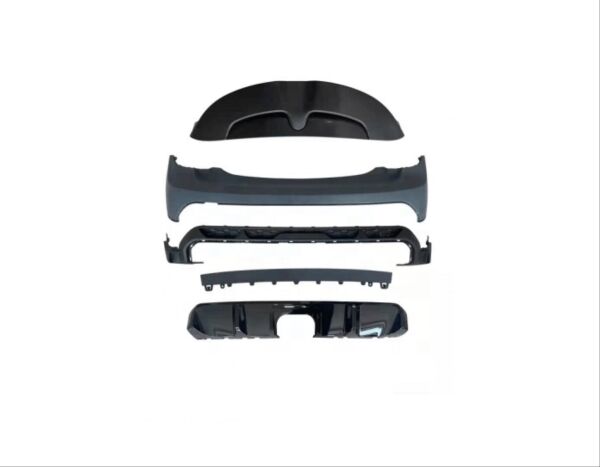 Mini F55 2021 ve Sonrası Uyumlu JCW Arka Tampon Seti