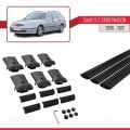 Saab 9-3 II SW 2006-2012 Arası ile Uyumlu FLY Model Ara Atkı Tavan Barı Siyah 3 Adet