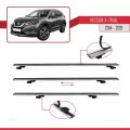 Nissan X-Trail 3 (T32) 2014-2021 Arası ile Uyumlu BASIC Model Ara Atkı Tavan Barı Gri 2 Adet