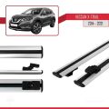 Nissan X-Trail 3 (T32) 2014-2021 Arası ile Uyumlu BASIC Model Ara Atkı Tavan Barı Gri 2 Adet