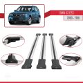 BMW X3 (E83) 2003-2010 Arası ile Uyumlu FLY Model Ara Atkı Tavan Barı Gri 3 Adet
