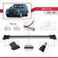 BMW X3 (E83) 2003-2010 Arası ile Uyumlu FLY Model Ara Atkı Tavan Barı Gri 3 Adet