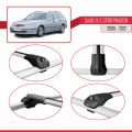 Saab 9-3 II SW 2006-2012 Arası ile Uyumlu ACE-1 Ara Atkı Tavan Barı Gri 3 Adet