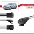 Saab 9-3 II SW 2006-2012 Arası ile Uyumlu ACE-1 Ara Atkı Tavan Barı Gri 3 Adet