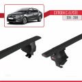 Citroen C-Elysee 2011-2019 Arası ile Uyumlu ACE-4 Ara Atkı Tavan Barı Siyah 2 Adet