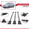 Saab 9-3 II SW 2006-2012 Arası ile Uyumlu FLY Model Ara Atkı Tavan Barı Gri 3 Adet