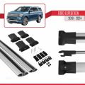 Ford Expedition 2018-2024 Arası ile Uyumlu FLY Model Ara Atkı Tavan Barı Gri 2 Adet