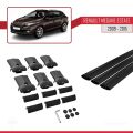 Renault Megane 3 ST 2009-2015 Arası ile Uyumlu FLY Model Ara Atkı Tavan Barı Siyah 3 Adet