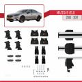 Mazda 6 III (GJ) Pre-Facelift 2013-2017 Arası ile Uyumlu ACE-4 Ara Atkı Tavan Barı Gri 2 Adet