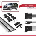 Ford Expedition 2007-2017 Arası ile Uyumlu FLY Model Ara Atkı Tavan Barı Gri 2 Adet