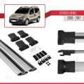 Citroen Nemo 3 (225) 2008-2017 Arası ile Uyumlu FLY Model Ara Atkı Tavan Barı Gri 2 Adet