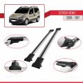 Citroen Nemo 3 (225) 2008-2017 Arası ile Uyumlu FLY Model Ara Atkı Tavan Barı Gri 2 Adet