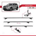 Nissan Rogue 2 (T32) 2014-2020 Arası ile Uyumlu BASIC Model Ara Atkı Tavan Barı Gri 2 Adet