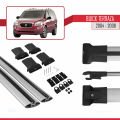 Buick Terraza CXL 2004-2008 Arası ile Uyumlu FLY Model Ara Atkı Tavan Barı Gri 2 Adet