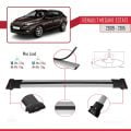 Renault Megane 3 ST 2009-2015 Arası ile Uyumlu FLY Model Ara Atkı Tavan Barı Gri 3 Adet