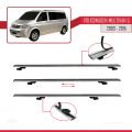 Volkswagen T5 Multivan 2003-2015 Arası ile Uyumlu BASIC Model Ara Atkı Tavan Barı Gri 4 Adet