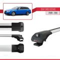 Seat Exeo (3R9) ST 2009-2013 Arası ile Uyumlu ACE-1 Ara Atkı Tavan Barı Gri 3 Adet