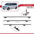 Volkswagen T6 Caravelle 2015-2024 Arası ile Uyumlu BASIC Model Ara Atkı Tavan Barı Gri 4 Adet