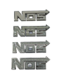 Nos Bagaj Logosu 4Lü Beyaz