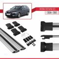 Skoda Octavia 2 (1Z) 2004-2013 Arası ile Uyumlu FLY Model Ara Atkı Tavan Barı Gri 2 Adet