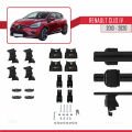 Renault Clio 4 2013-2020 Arası ile Uyumlu ACE-4 Ara Atkı Tavan Barı Siyah 2 Adet