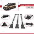 Renault Grand Scenic 3 2009-2016 Arası ile Uyumlu FLY Model Ara Atkı Tavan Barı Gri 3 Adet