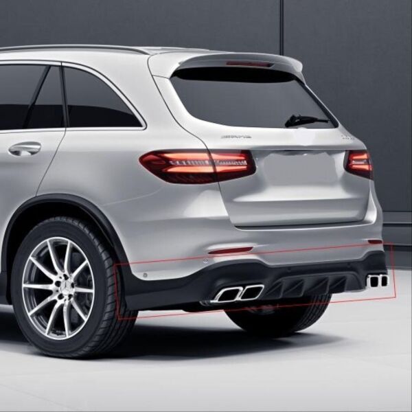 Mercedes X253 GLC (2016-2019) Arası Uyumlu GLC 63 Difüzör ve Egzoz Seti