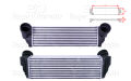 BMW X5 2007 Sonrası Turbo Radyatörü (Intercooler) 525x157x100