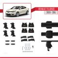 Renault Fluence 2009-2015 Arası ile Uyumlu ACE-4 Ara Atkı Tavan Barı Siyah 2 Adet