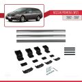 Nissan Primera 3 (W12) Traveller 2002-2007 Arası ile Uyumlu BASIC Model Ara Atkı Tavan Barı Gri 2 Adet