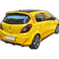 Opel Corsa D 4 Kapı Uyumlu Yedek Parça Spoiler Boyasız Fiber
